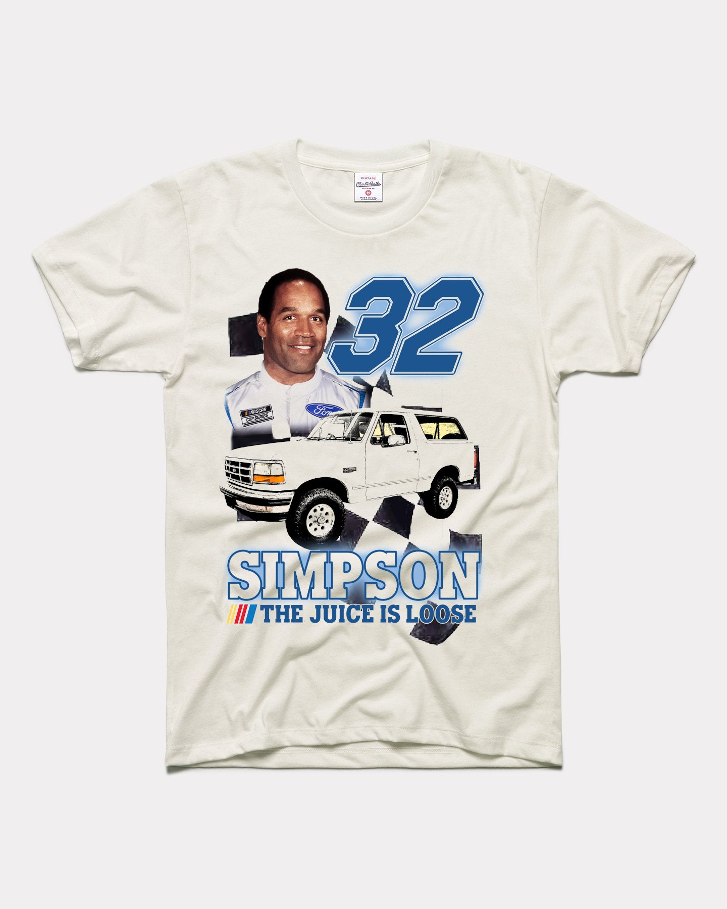 Store Vintage OJ Simpson The Juice is Loose T-shirt